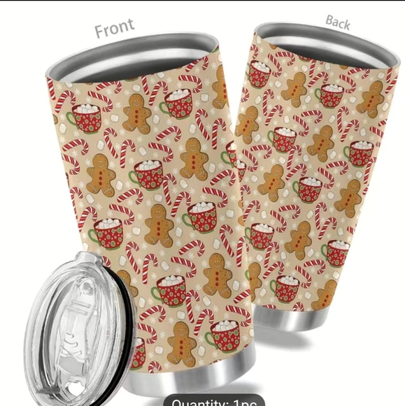 20 oz. Gingerbread man insulated cup. SEE ALL PICS 4 MORE ITEMS S… - Picture 5 of 16